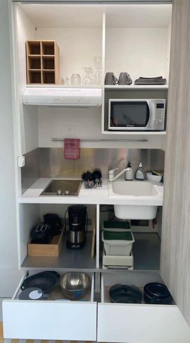 Studio Bord De Mer Avec Piscine - Le Manganao, Saint-Francois Extérieur photo